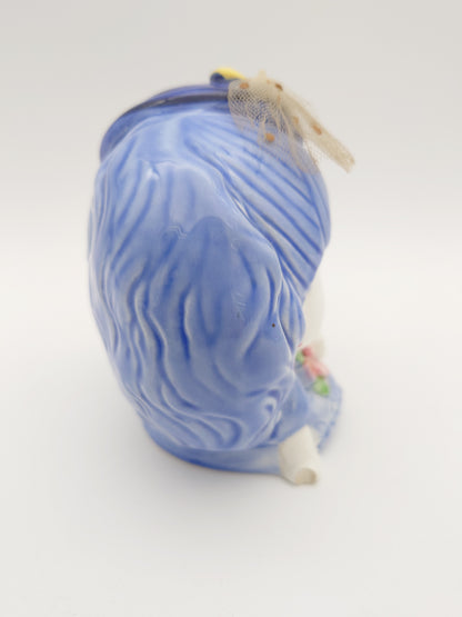 コトブキ KOTOBUKI 花を持つ少女 貯金箱 1211-711