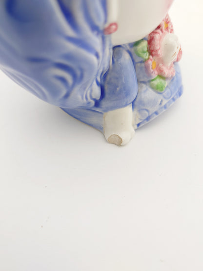 コトブキ KOTOBUKI 花を持つ少女 貯金箱 1211-711