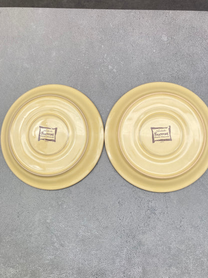 【未使用品】ノリタケ FOLKSTONE 黄土色 カップ＆ソーサー6客 1215-703