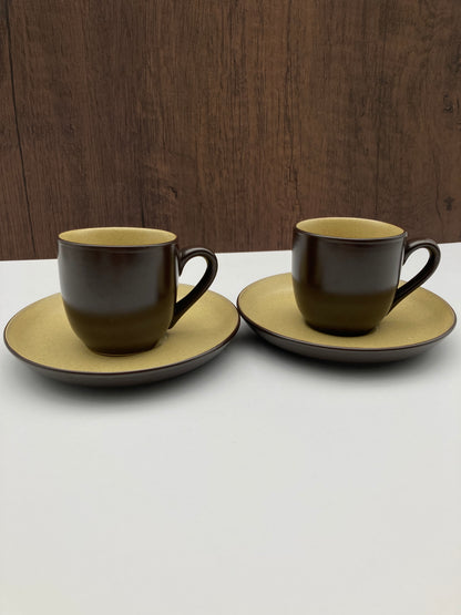 【未使用品】ノリタケ FOLKSTONE Dishwasher Safe カップ＆ソーサー6客 1215-702