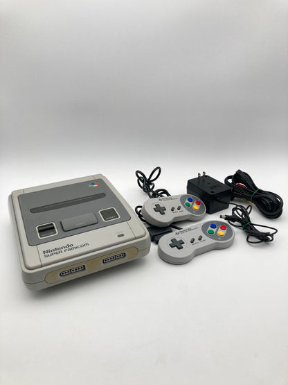 Nintendo 1Chip 後期型 スーパーファミコン本体 周辺機器セット 動作品 1208-703