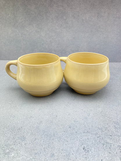 【未使用品】ノリタケ FOLKSTONE 黄土色 カップ＆ソーサー6客 1215-703