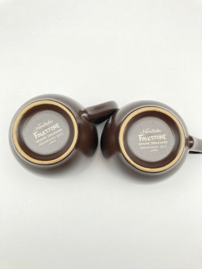 【未使用品】ノリタケ FOLKSTONE Dishwasher Safe カップ＆ソーサー6客 1215-702