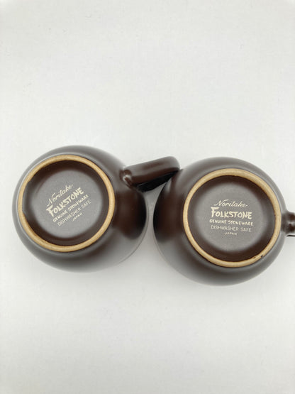 【未使用品】ノリタケ FOLKSTONE Dishwasher Safe カップ＆ソーサー6客 1215-702