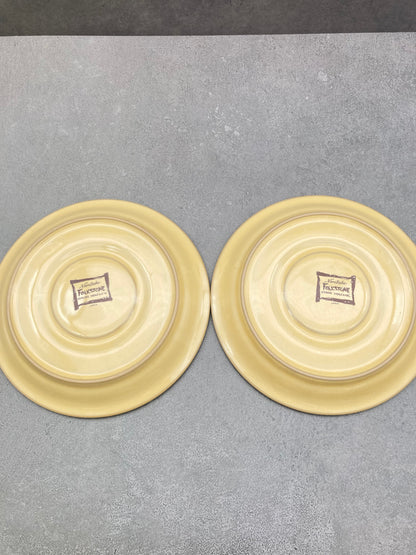 【未使用品】ノリタケ FOLKSTONE 黄土色 カップ＆ソーサー6客 1215-703