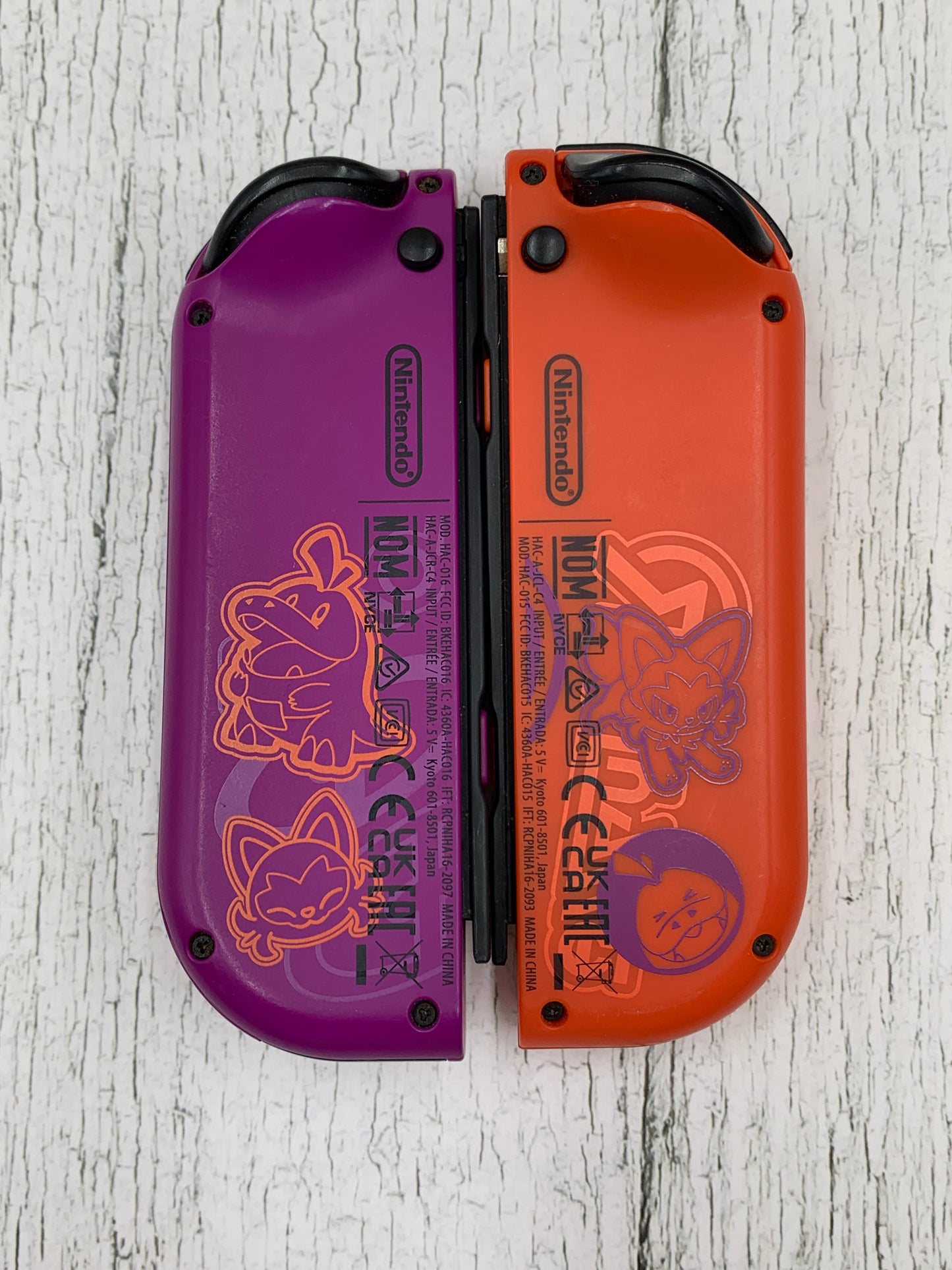 Nintendo Switch 純性 ジョイコン 左右ペア ポケモン スカーレット バイオレット 1125-310