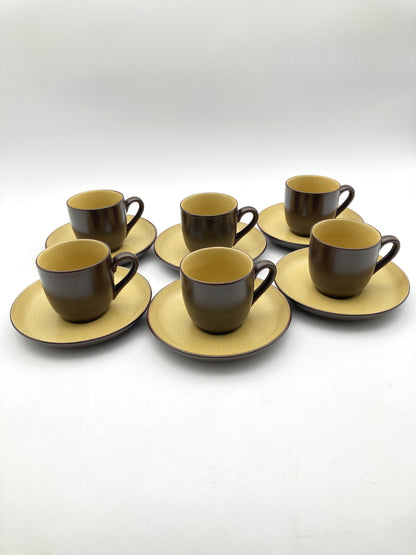 【未使用品】ノリタケ FOLKSTONE Dishwasher Safe カップ＆ソーサー6客 1215-702