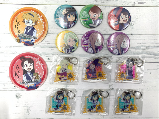リトルウィッチアカデミア 缶バッジ アクリルキーホルダー グッズ まとめ 1201-502