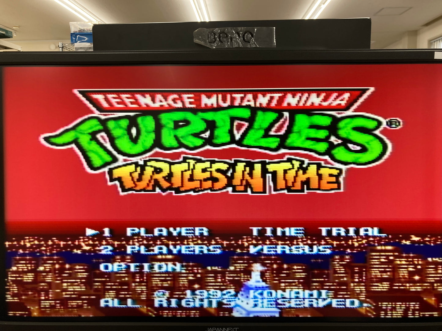 SFC スーパーファミコン用ソフト TEENAGE MUTANT NINJA TURTLES TURTLES IN TIME 動作品 1224-707