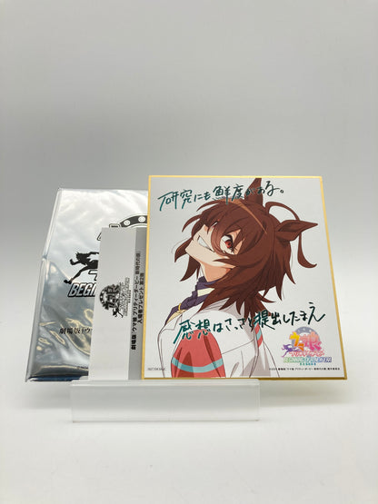 劇場版 ウマ娘プリティーダービー 新時代の扉 第2弾 入場者プレゼント 描き下ろしミニ色紙アグネスタキオン 1111-406