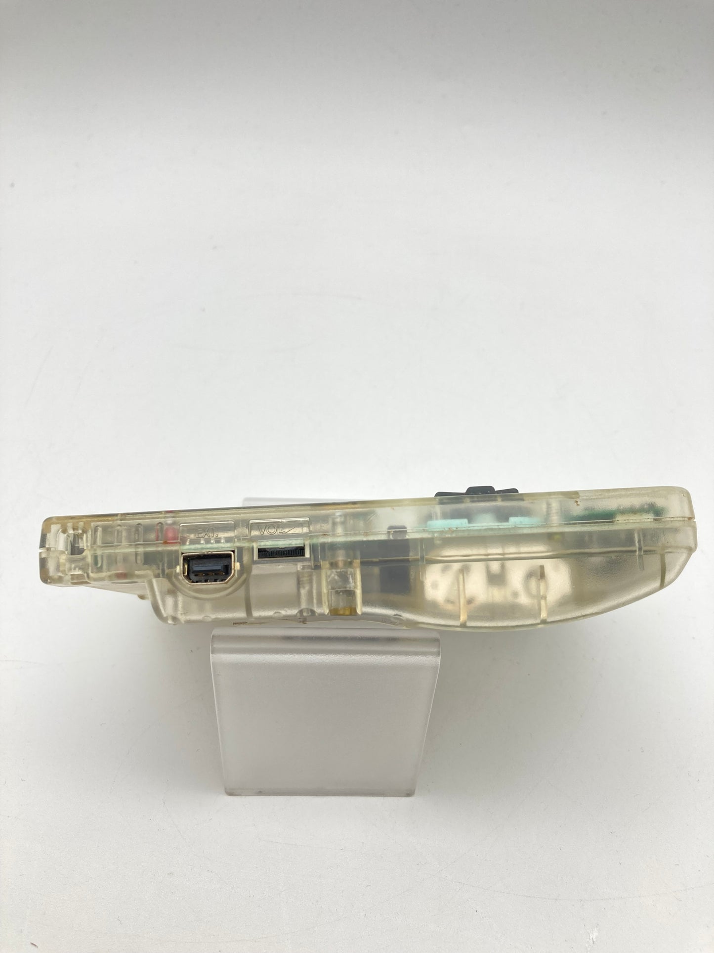 Nintendo ゲームボーイカラー スケルトン本体 動作品ゲームソフト付き 1111-408