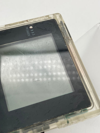 Nintendo ゲームボーイカラー スケルトン本体 動作品ゲームソフト付き 1111-408