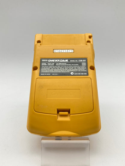 Nintendo ゲームボーイカラー イエロー本体 動作品ゲームソフト付き 1111-409