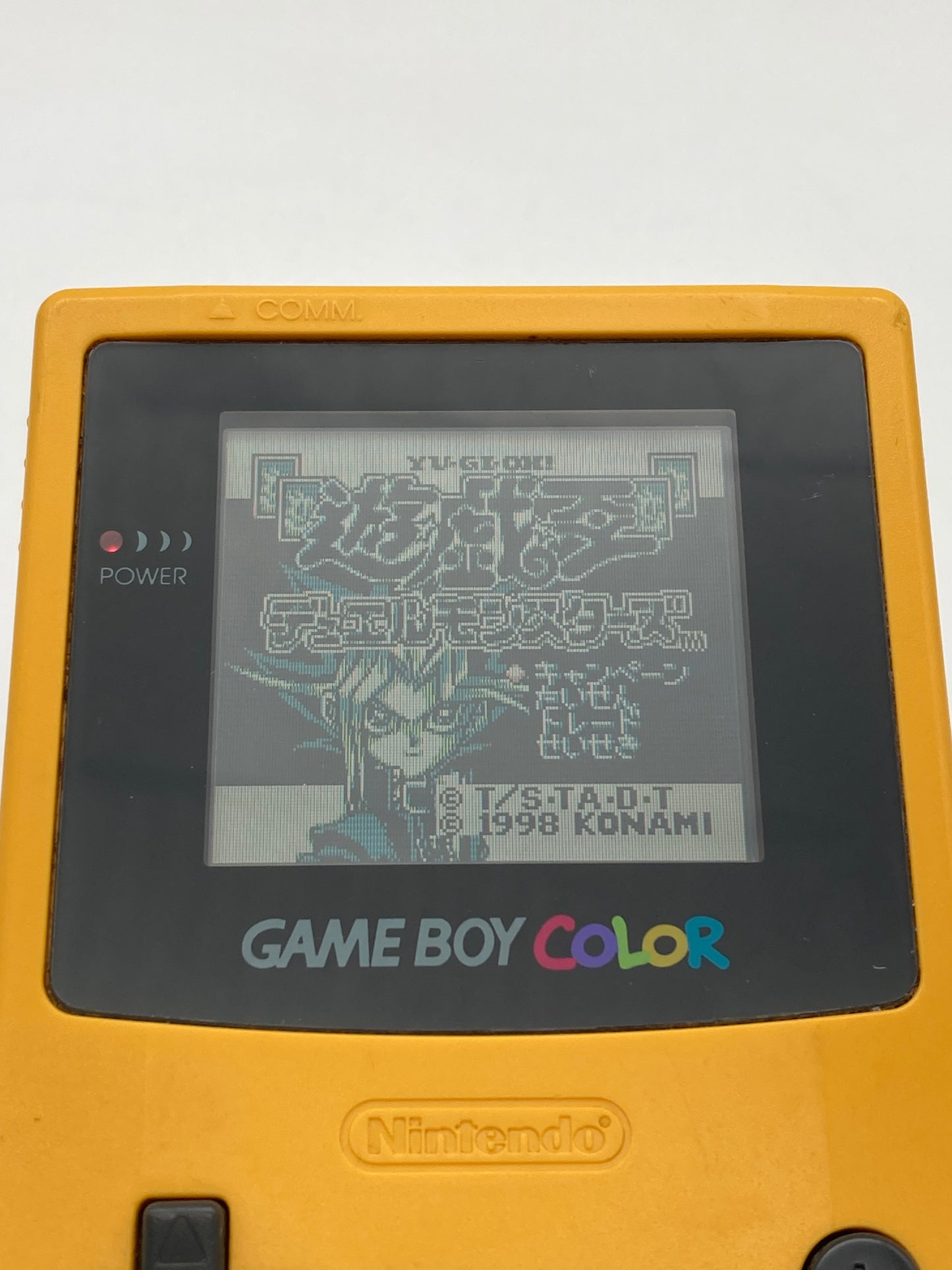 Nintendo ゲームボーイカラー イエロー本体 動作品ゲームソフト付き 1111-409