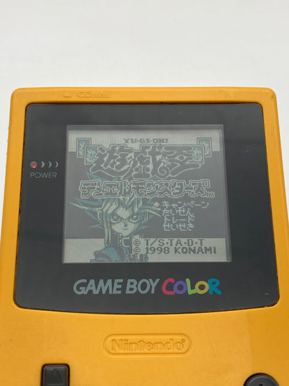 Nintendo ゲームボーイカラー イエロー本体 動作品ゲームソフト付き 1111-409