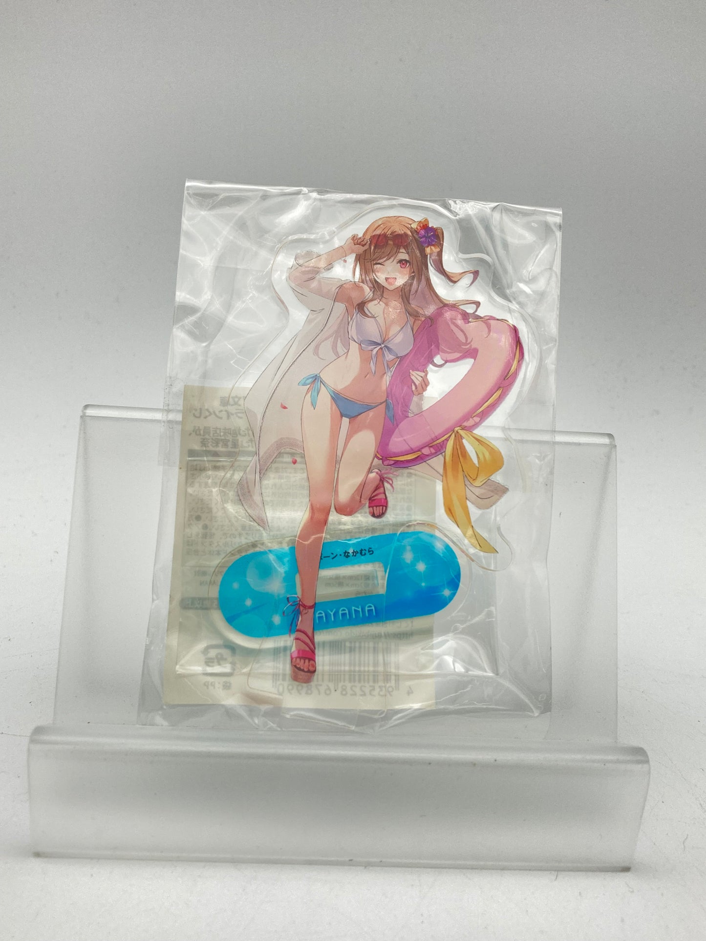 ファンタジア文庫 夏のわくわくオンラインBくじB賞 コンビニ強盗から助けてくれた地味な店員が、同じクラスのうぶで可愛いギャルだった 星宮彩菜 アクリルスタンド 未開封品 1114-402