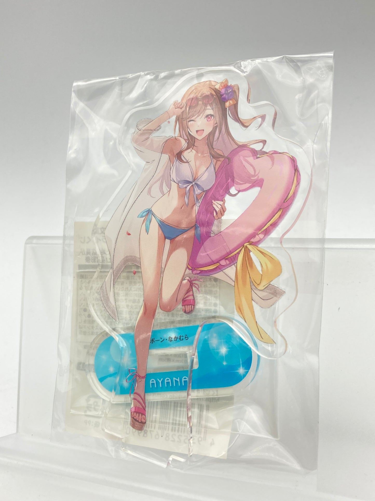 ファンタジア文庫 夏のわくわくオンラインBくじB賞 コンビニ強盗から助けてくれた地味な店員が、同じクラスのうぶで可愛いギャルだった 星宮彩菜 アクリルスタンド 未開封品 1114-402