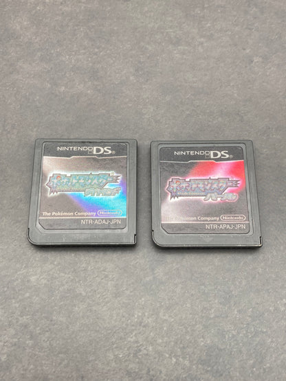 ニンテンドー DS ゲームソフト ポケットモンスター ダイヤモンド パール 2点セット 1204-406