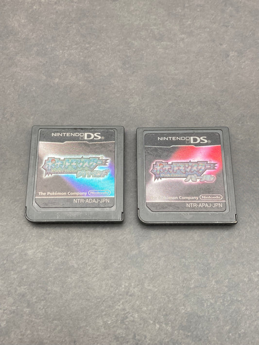 ニンテンドー DS ゲームソフト ポケットモンスター ダイヤモンド パール 2点セット 1204-406