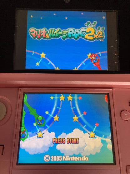 ニンテンドー DS ゲームソフト マリオ＆ルイージRPG2×2 1204-418