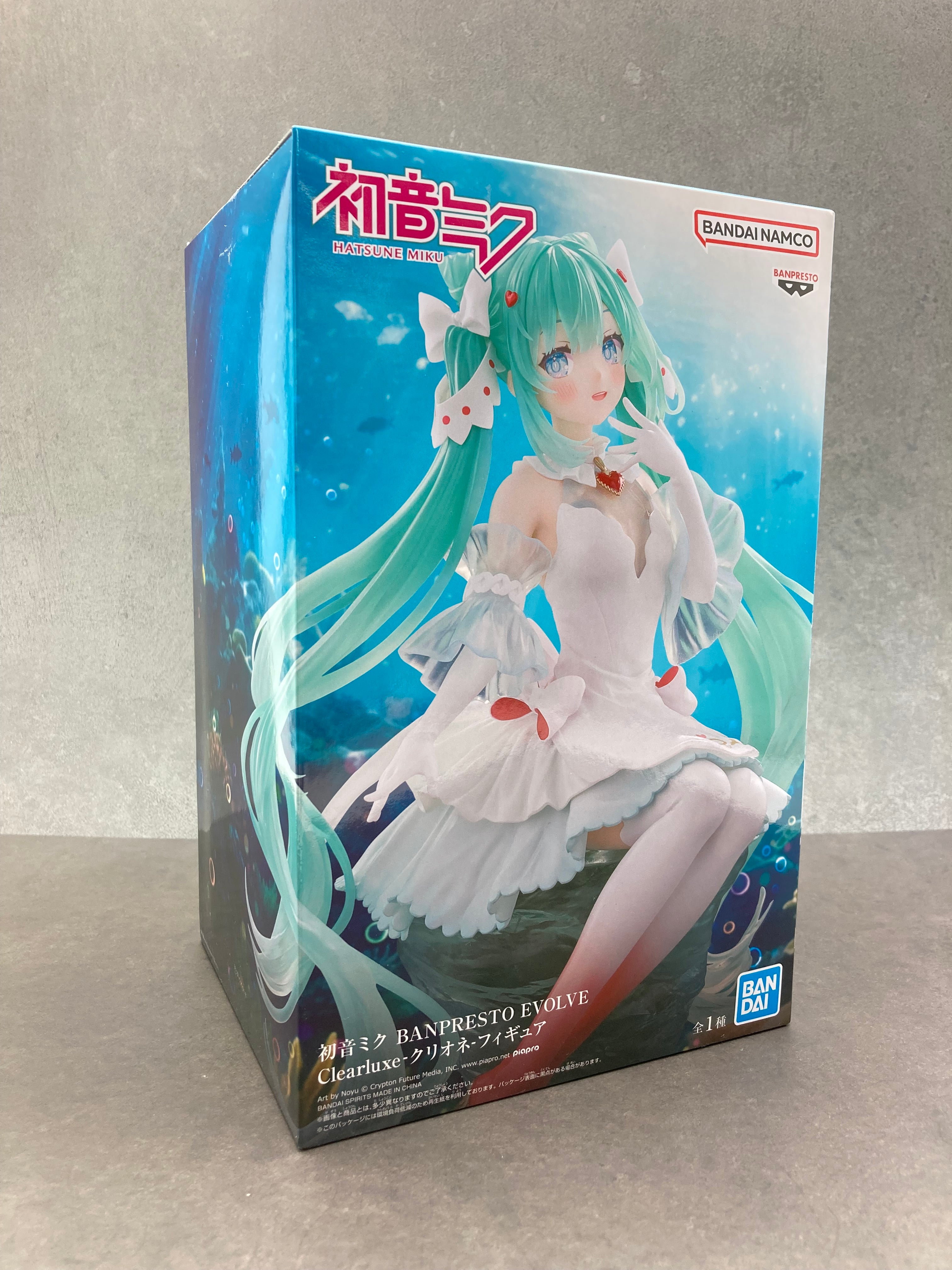 初音ミク BANPRESTO EVOLVE Clearluxe-クリオネ-フィギュア 未開封品
