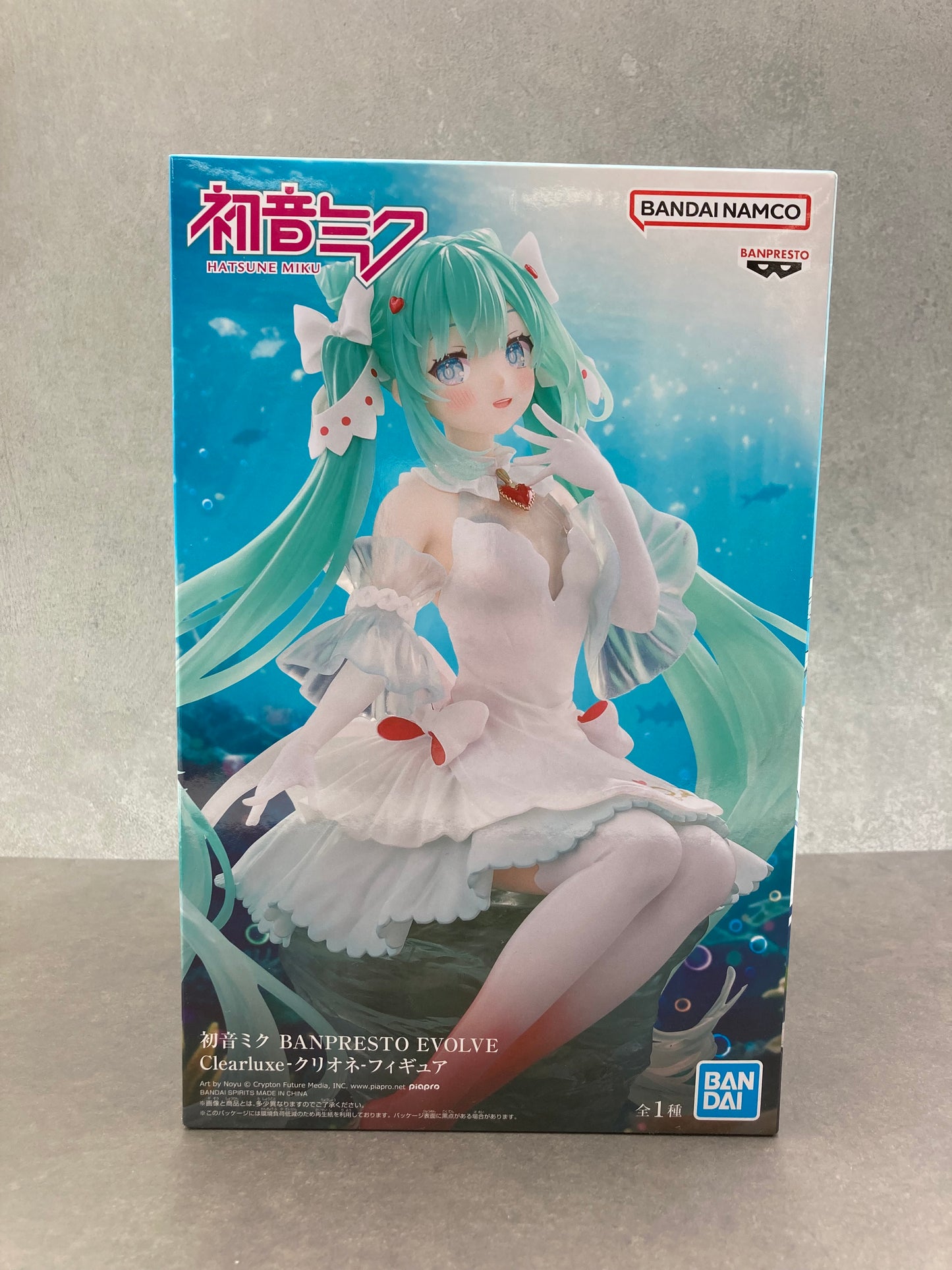 初音ミク BANPRESTO EVOLVE Clearluxe-クリオネ-フィギュア 未開封品 1204-422
