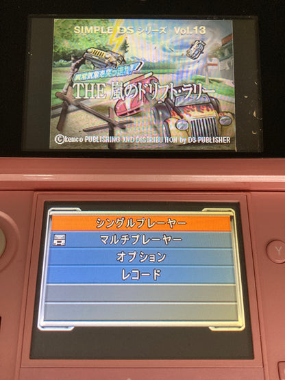 ニンテンドー DS ゲームソフト 異常気象を突っ走れ! THE 嵐のドリフト・ラリー 1204-424
