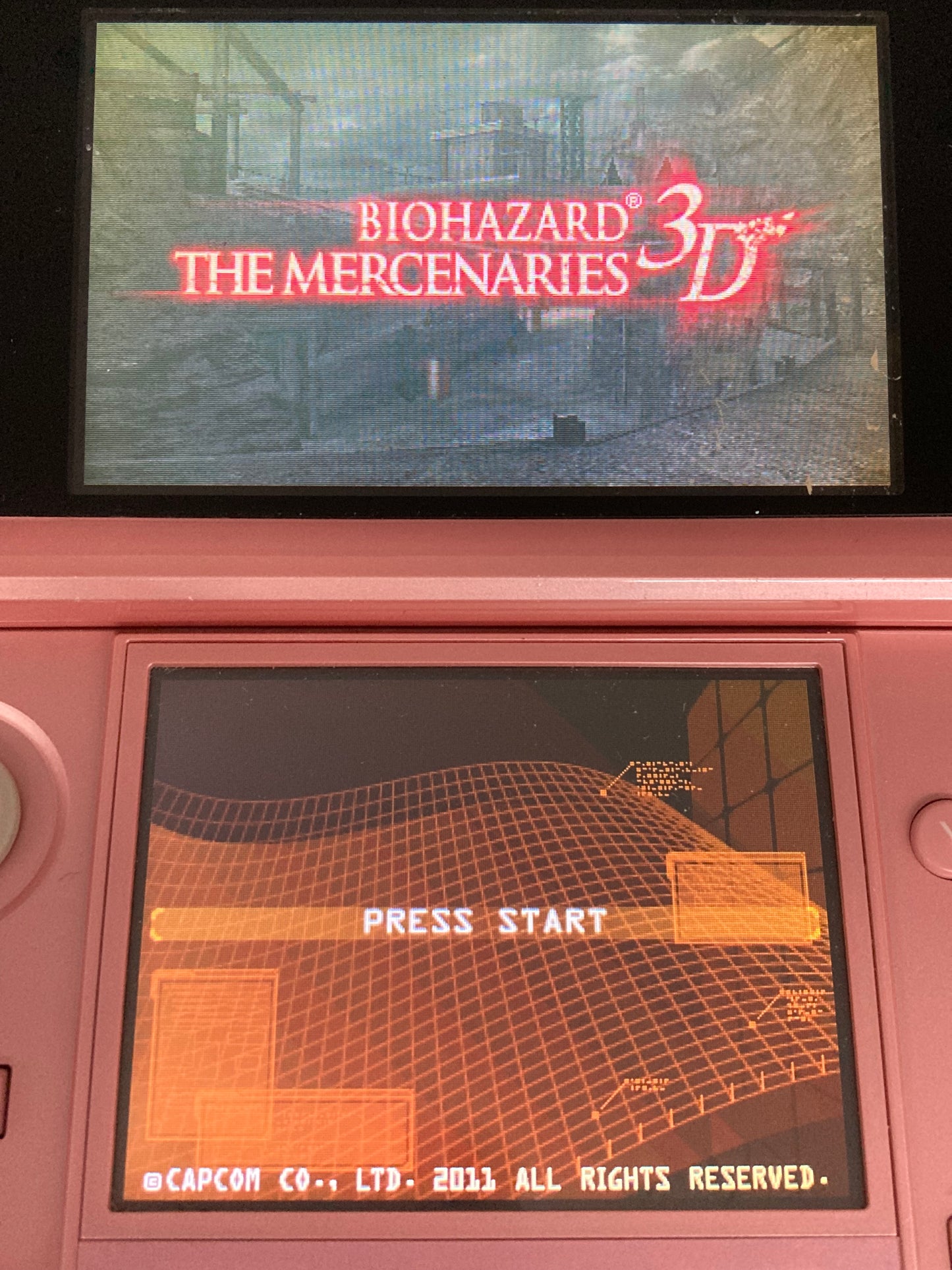 ニンテンドー 3DS ゲームソフト バイオハザード リベレーションズ　ザ・マーセナリーズ3D 2点セット 1204-426