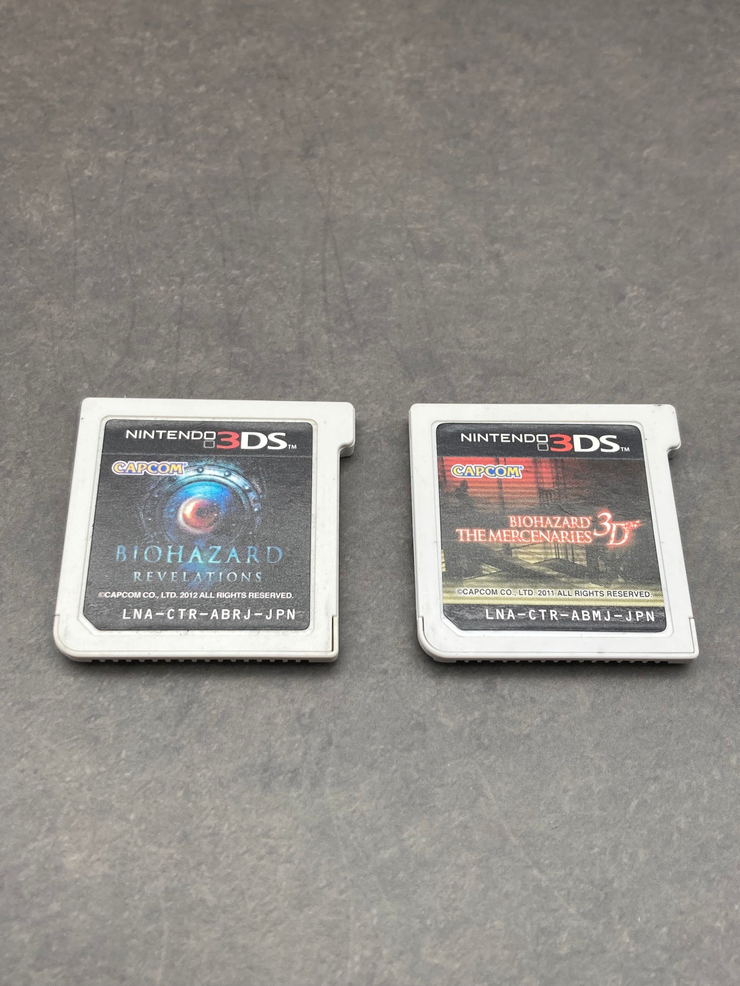 ニンテンドー 3DS ゲームソフト バイオハザード リベレーションズ　ザ・マーセナリーズ3D 2点セット 1204-426