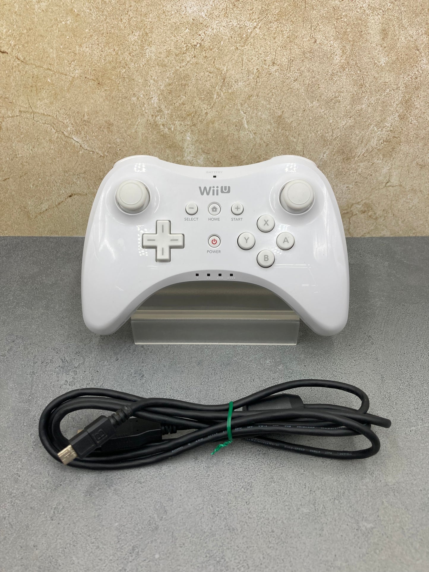 Nintendo WiiU ウィーユー プロコントローラー WUP-005 ホワイト 0114-402