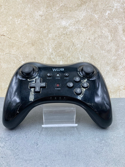 Nintendo WiiU ウィーユー プロコントローラー WUP-005 ブラック 0114-403