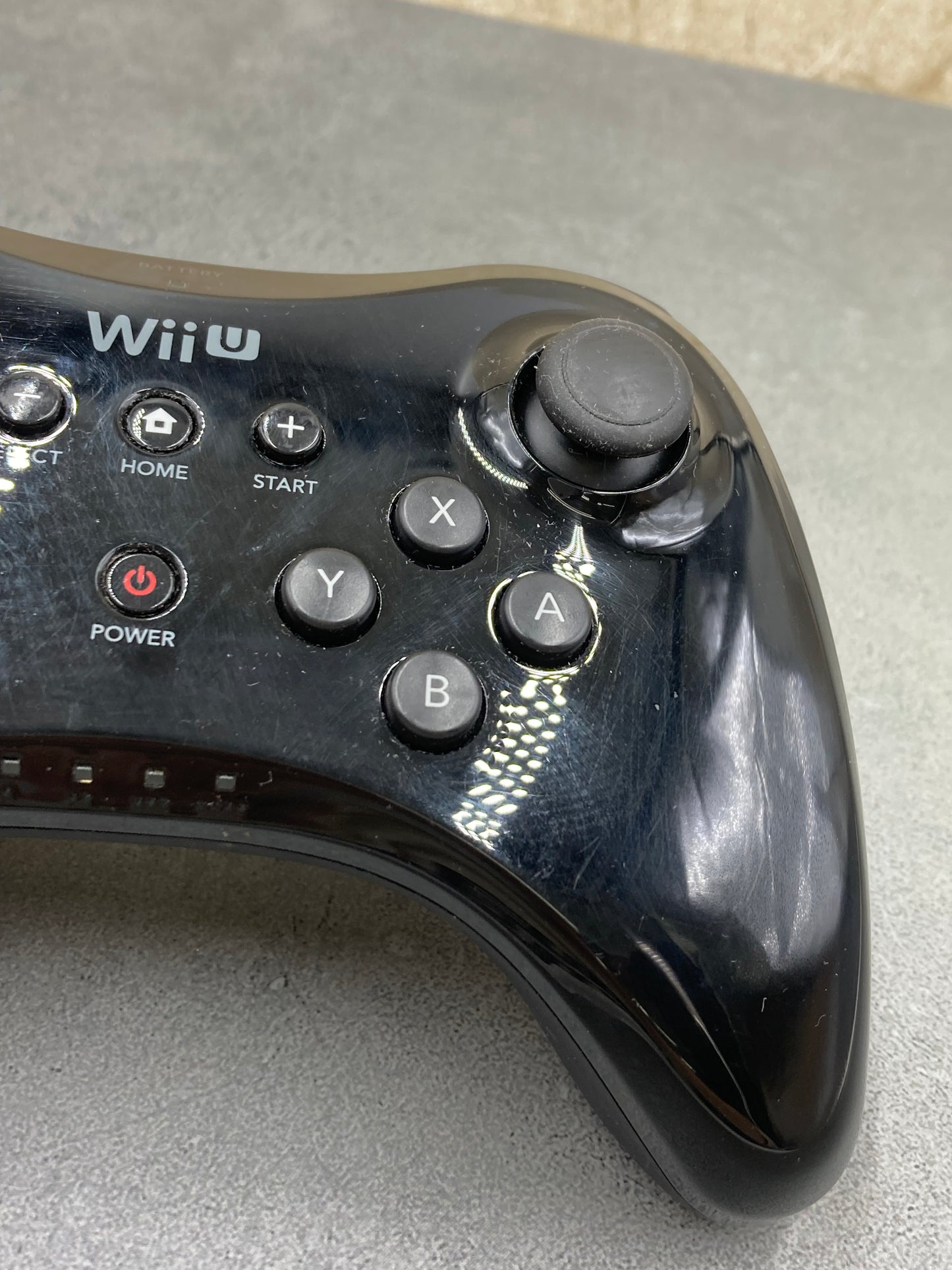 Nintendo WiiU ウィーユー プロコントローラー WUP-005 ブラック 0114-403