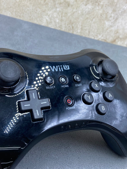 Nintendo WiiU ウィーユー プロコントローラー WUP-005 ブラック 0114-403