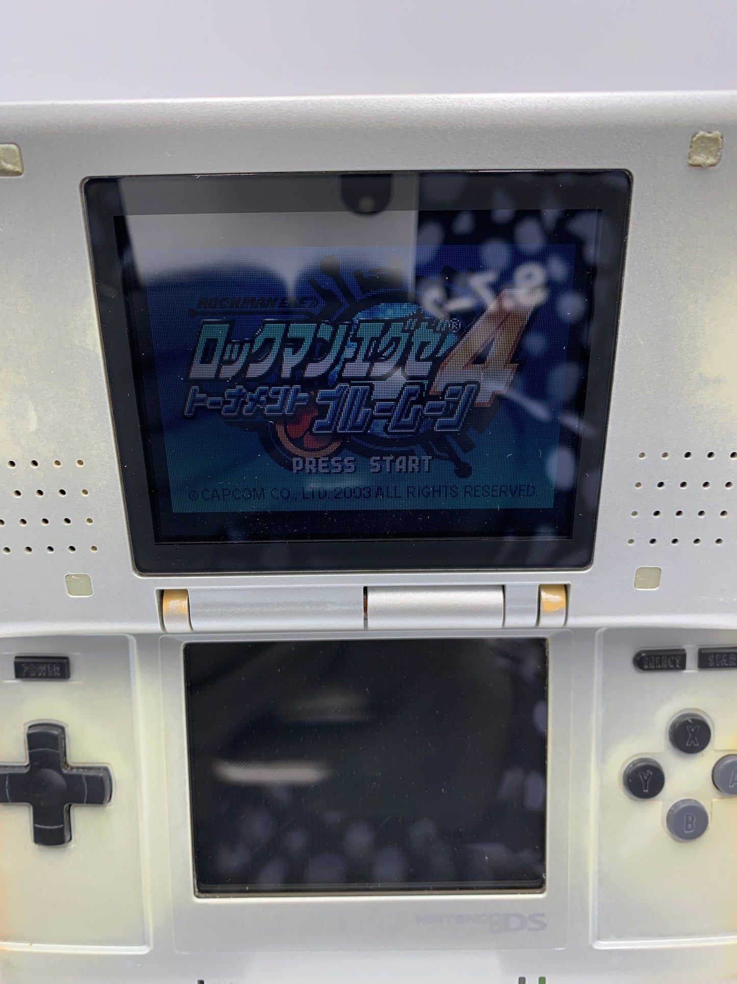 ニンテンドー DS 本体 NTR-001  プラチナシルバー 動作確認済み 1014-204