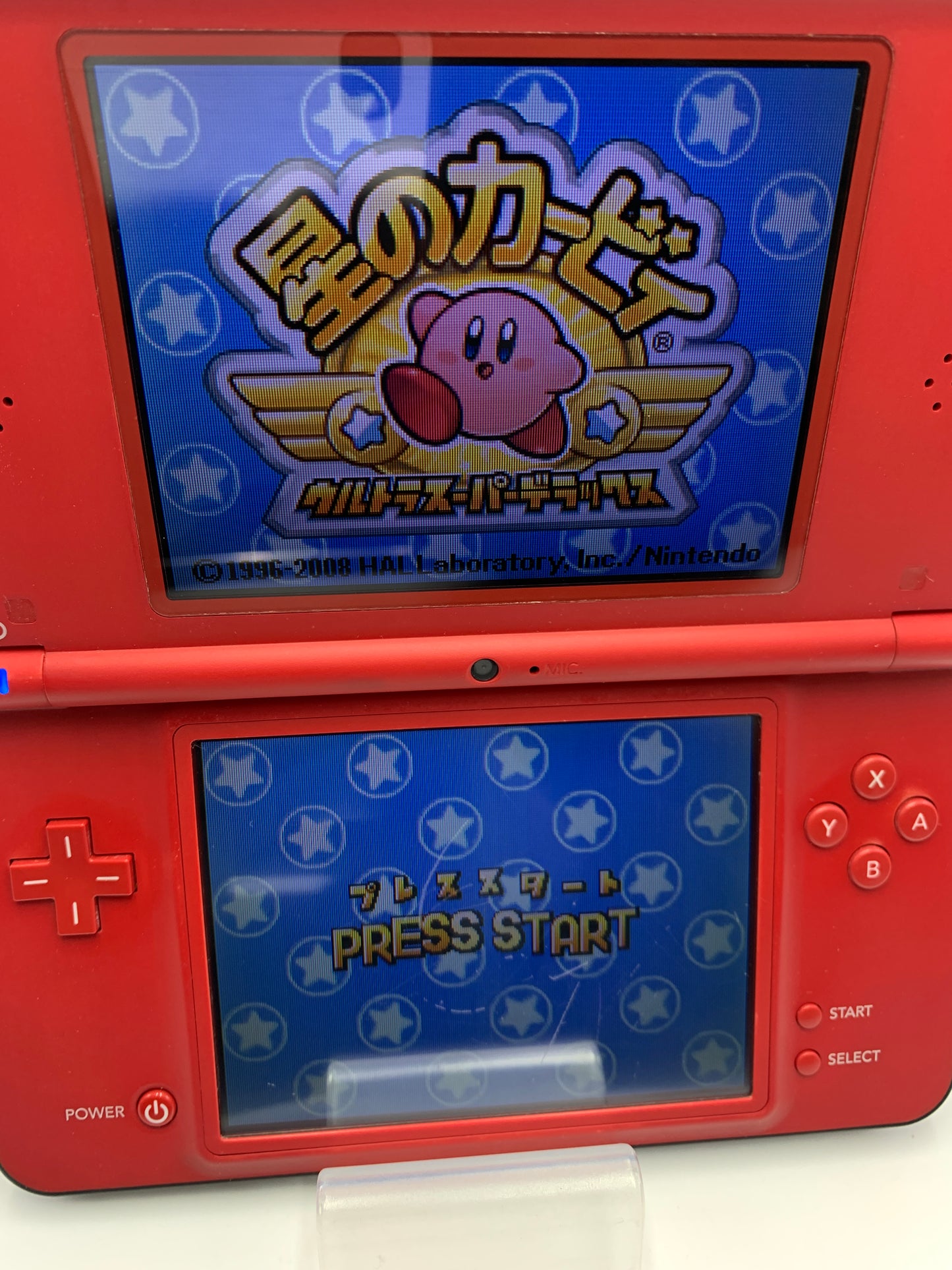 [動作OK]ニンテンドー DSi LL 本体  UTL-001 スーパーマリオ 25周年記念モデル 1027-202