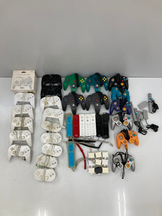 ニンテンドー 64 ゲームキューブ Wii  周辺機器 コントローラー まとめ ジャンク扱い 1015-401