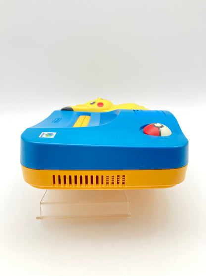 ニンテンドー 64 本体 ポケモン ピカチュウ ブルー動作OK 付属品付き 1017-401