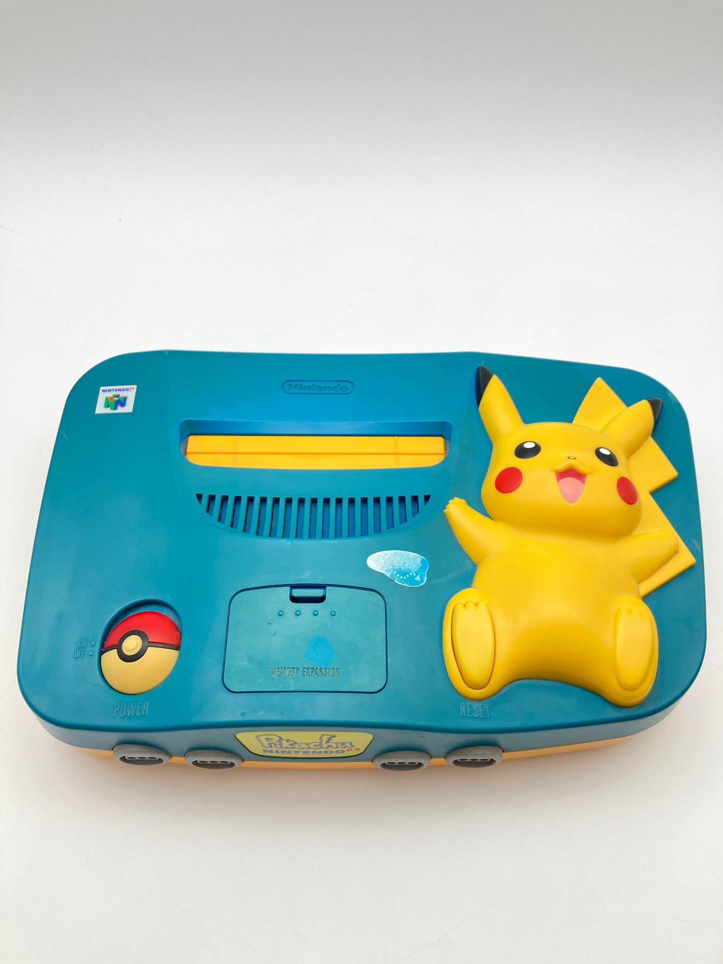 ニンテンドー 64 本体 ポケモン ピカチュウ ブルー動作OK 付属品付き 1017-402