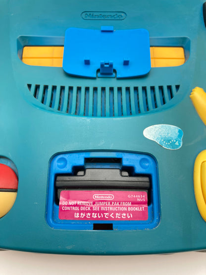 ニンテンドー 64 本体 ポケモン ピカチュウ ブルー動作OK 付属品付き 1017-402