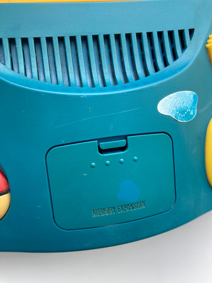 ニンテンドー 64 本体 ポケモン ピカチュウ ブルー動作OK 付属品付き 1017-402