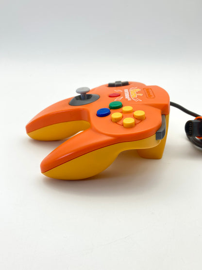 ニンテンドー 64 本体 ポケモンコントローラー ポケモン ピカチュウ オレンジ動作OK 1017-405