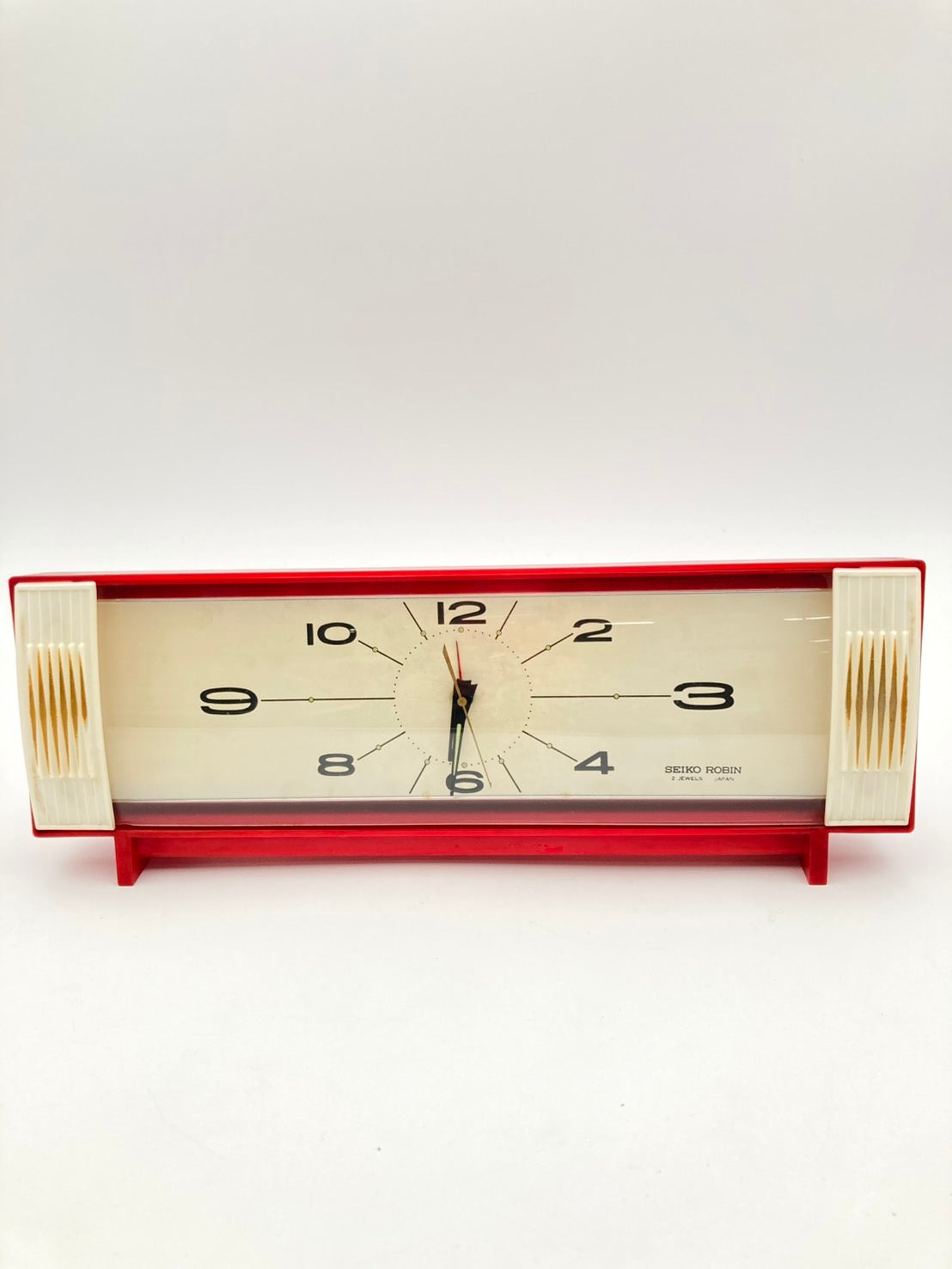 SEIKO ROBIN ロビン 手巻式置き時計 1210-710