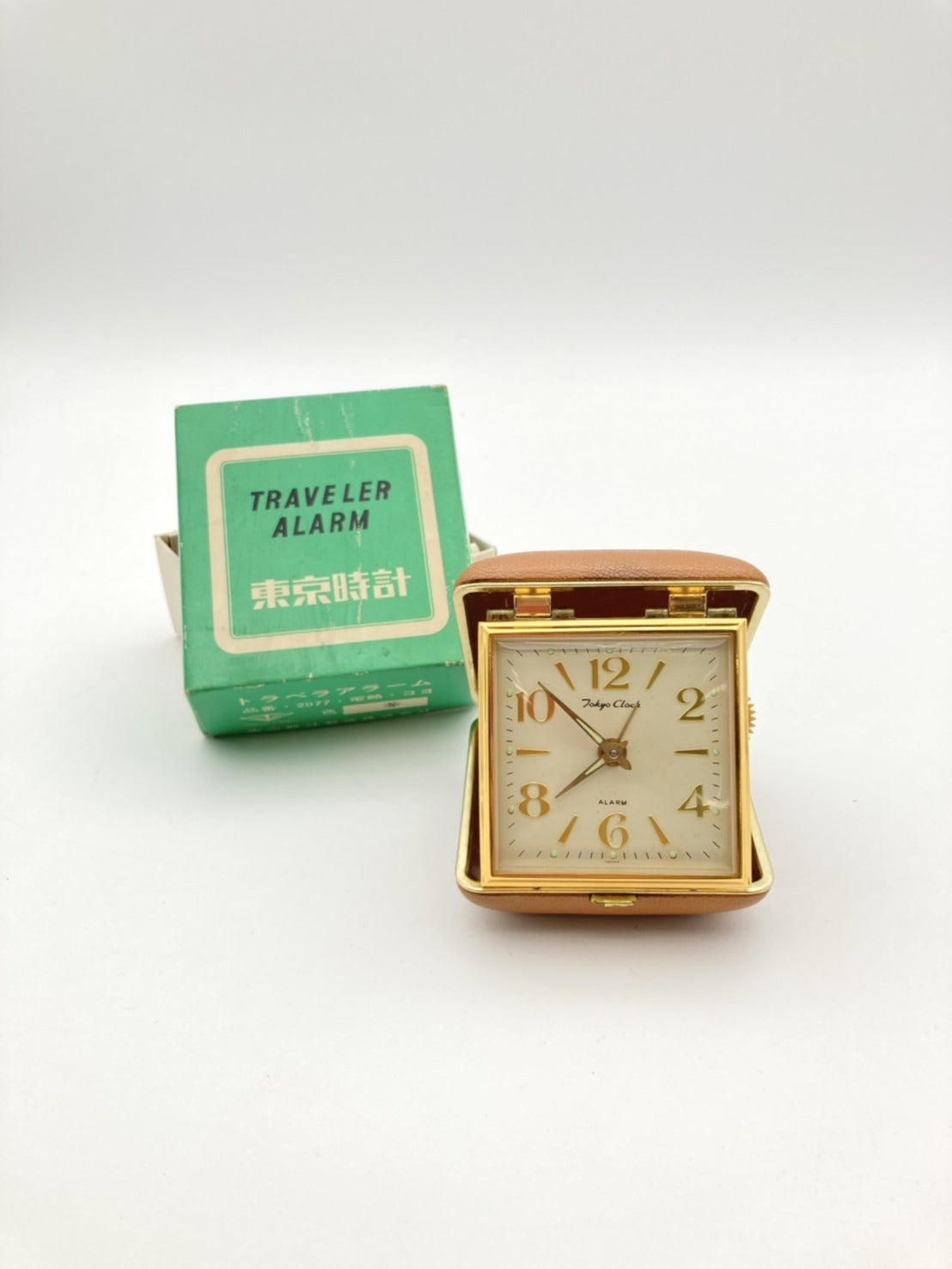 東京時計 携帯目覚まし時計 70年代製 完品 1210-706