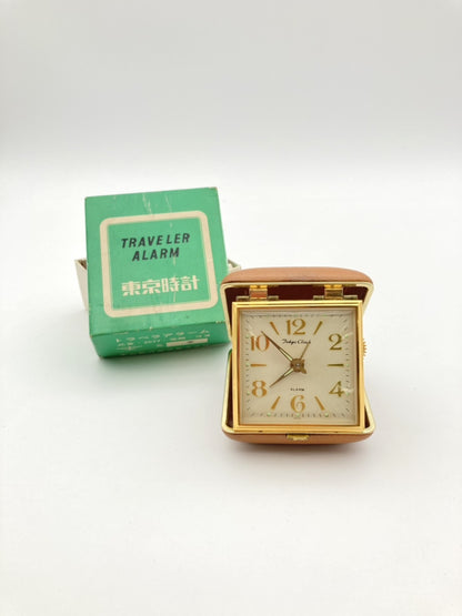 東京時計 携帯目覚まし時計 70年代製 完品 1210-706