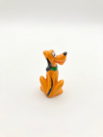 グーフィーとプルート 陶器人形2点セット 80年代 1212-704