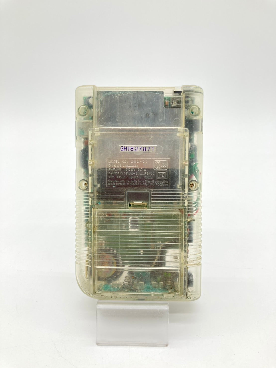 任天堂 Nintendo ゲームボーイオリジナル 本体【スケルトン】 ジャンク品 1209-717