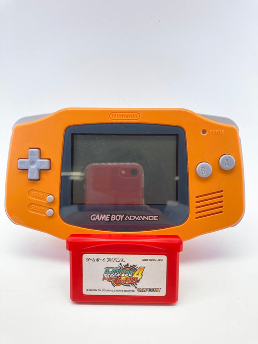 任天堂 Nintendo ゲームボーイアドバンス 本体【オレンジ】ソフト付き 動作品 1209-708
