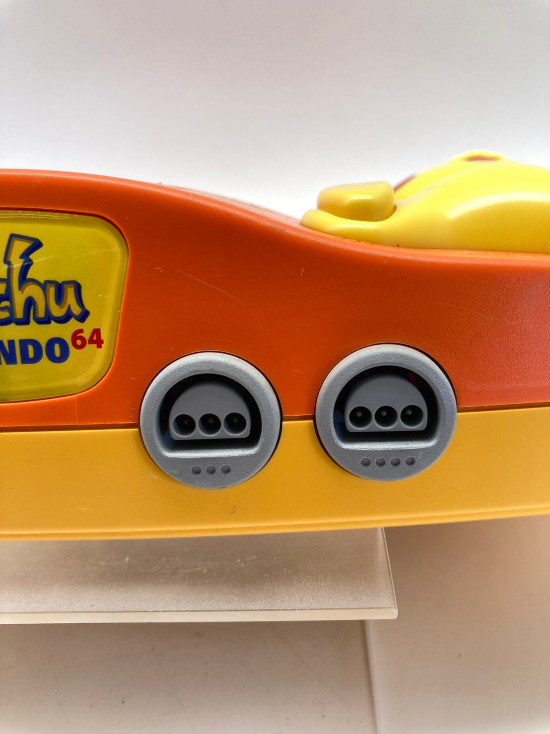 ニンテンドー 64 本体 ポケモン ピカチュウ【オレンジ&イエロー】動作