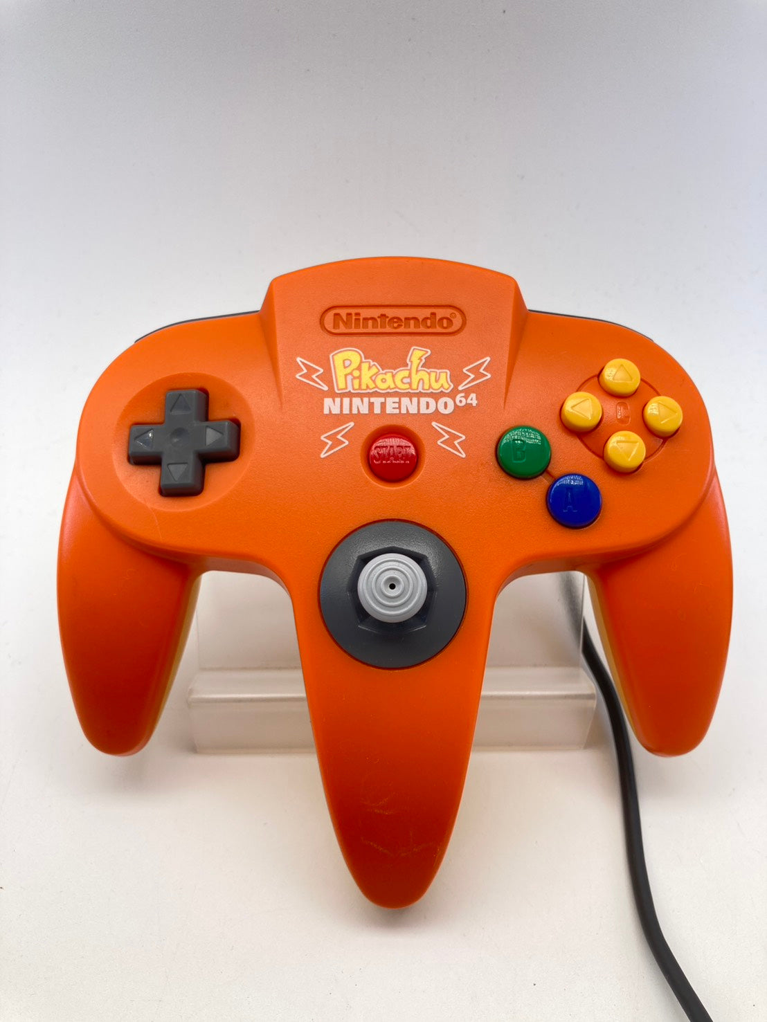 ニンテンドー64 ピカチュウ オレンジ&イエロー 本体 ポケモン ニンテンドー 64 本体 ポケモン ピカチュウ【オレンジ&イエロー】動作
