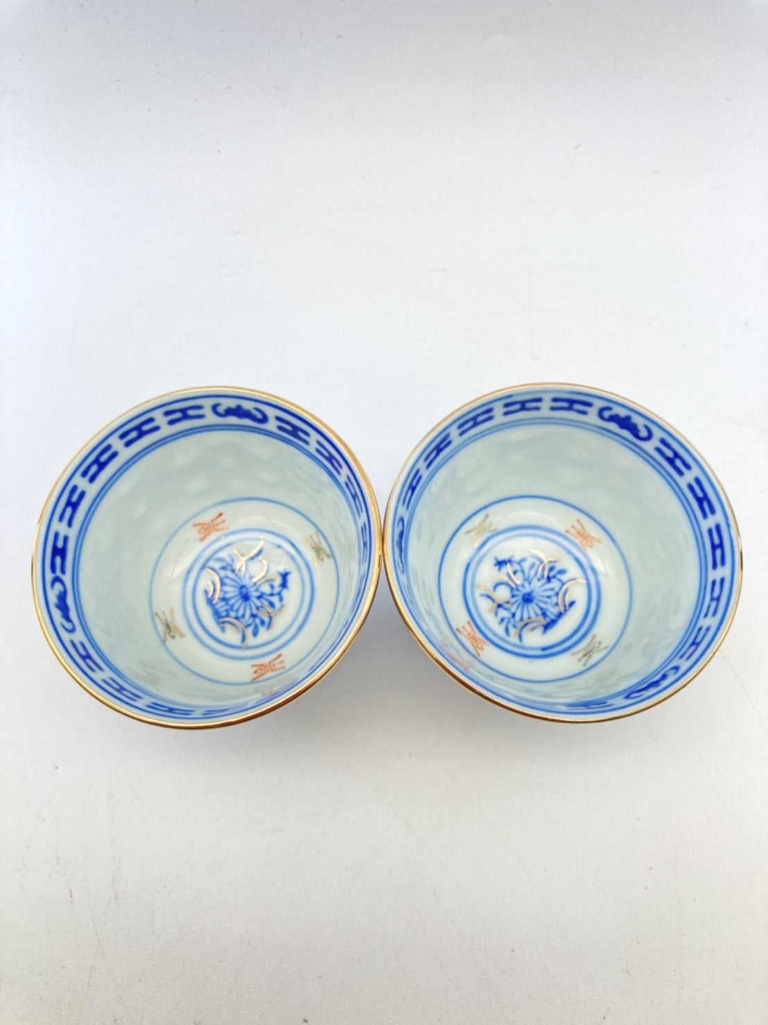 中国茶器 湯呑2個セット 1215-707